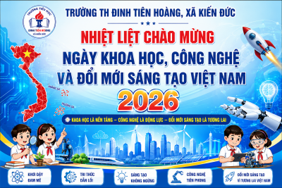Nhiệt liệt chào mừng Ngày Khoa học, Công nghệ và Đổi mới sáng tạo Việt Nam 2026